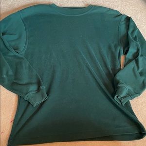 Green long sleeve top